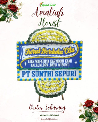 Papan Bunga Duka di Pontolo