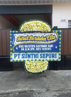 Papan Bunga Duka di Pontolo
